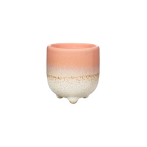 Mojave glaze pink egg cup
