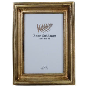 Antique gold frame 4 x 6”