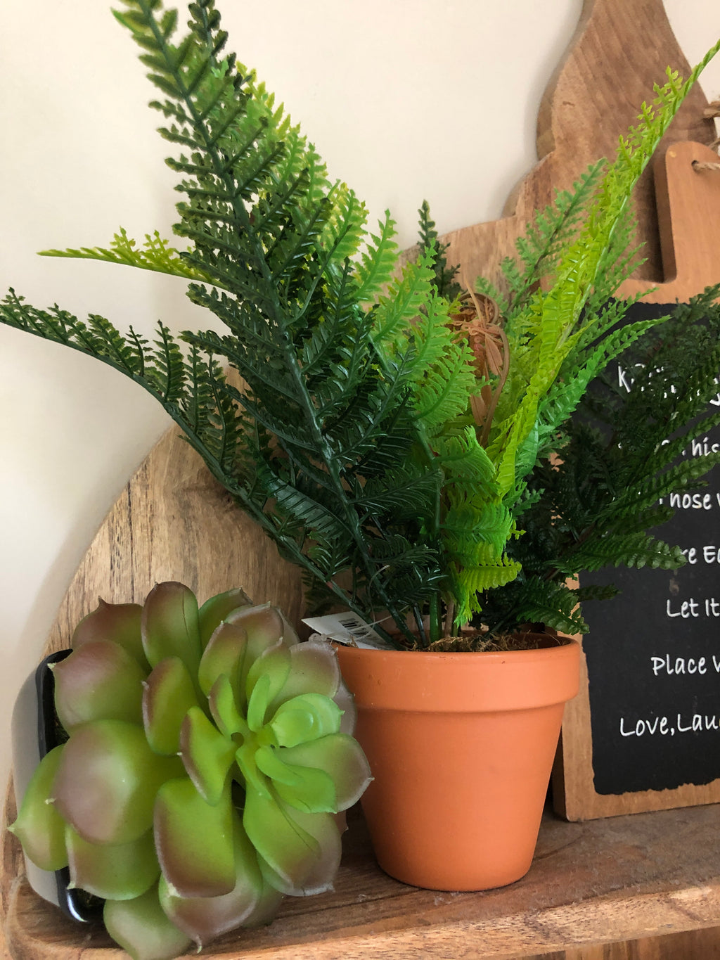 Faux Little succulent potted plant