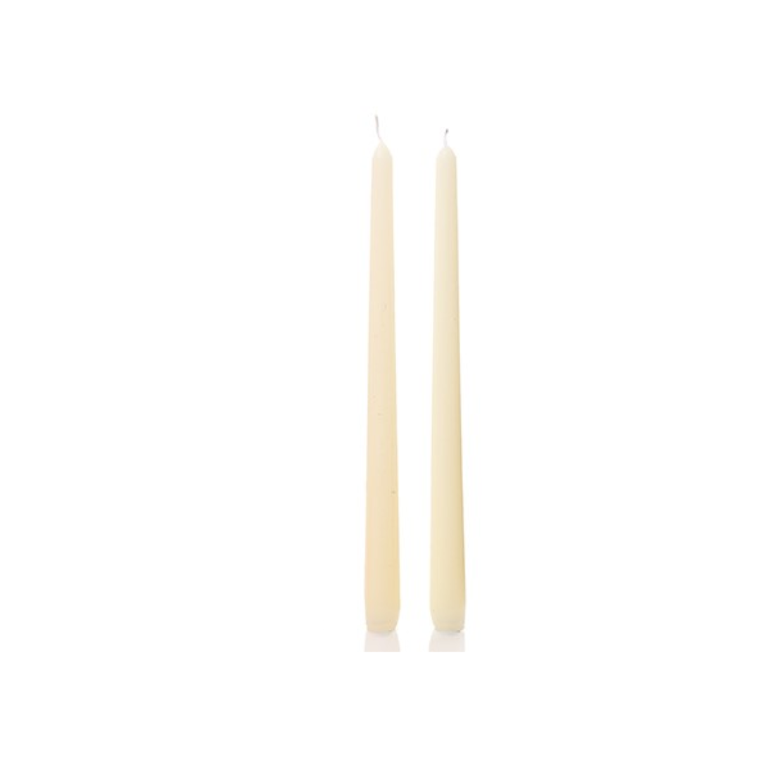 Wax dinner candle - set of 2