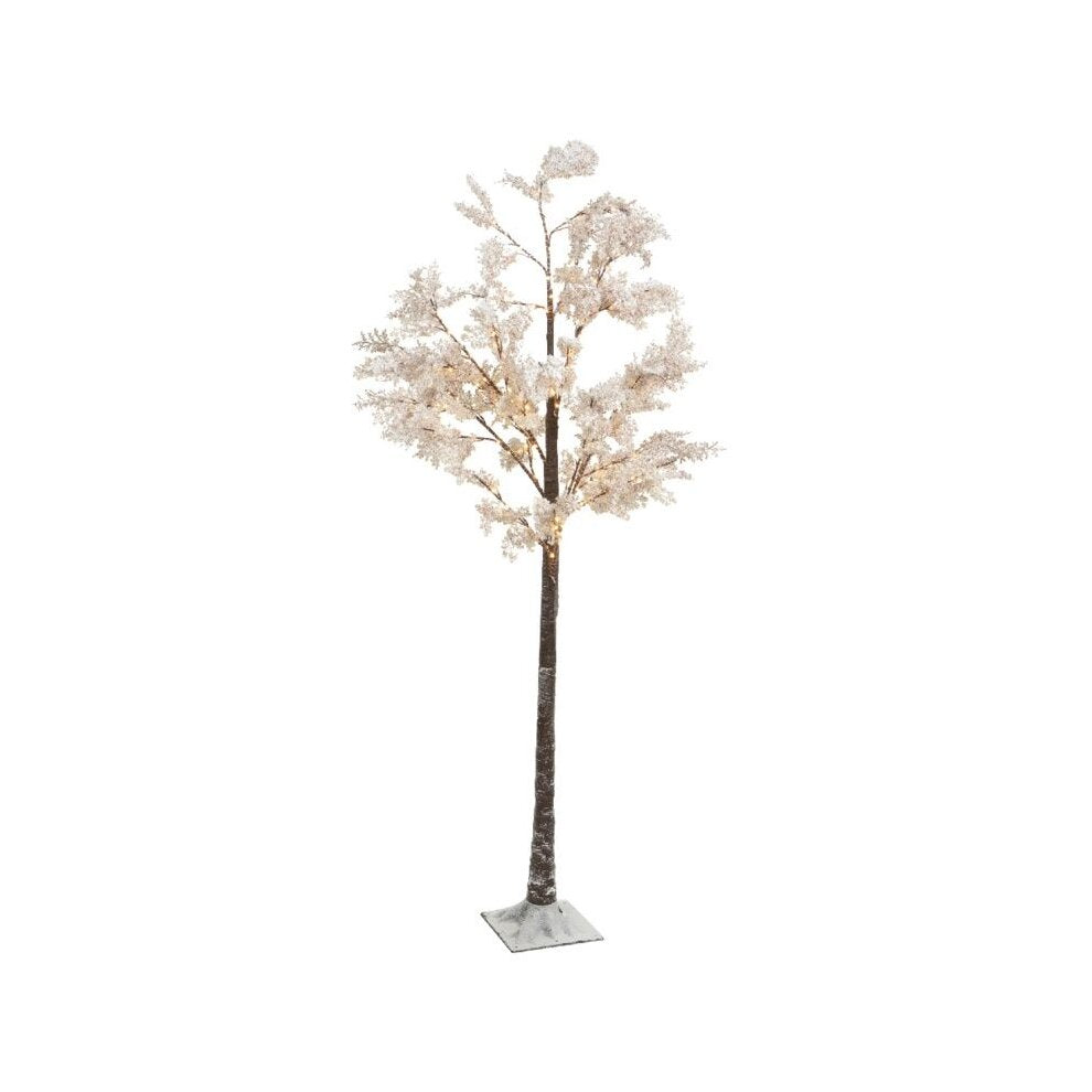 Cream and gold gypsophilia/baby breath LED tree-180cm