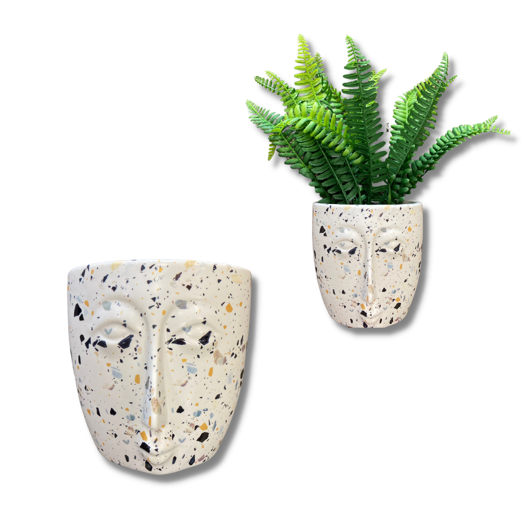 Modernist face vase Pots & Planters Osborne & Co.