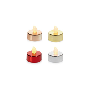 Pack of 4 battery op tealights