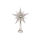 Silver snowflake/star treetoppers