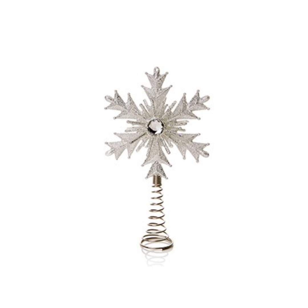 Silver snowflake/star treetoppers