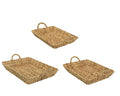 Water hyacinth rectangular trays