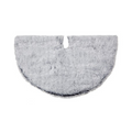 Grey faux fur tree skirt